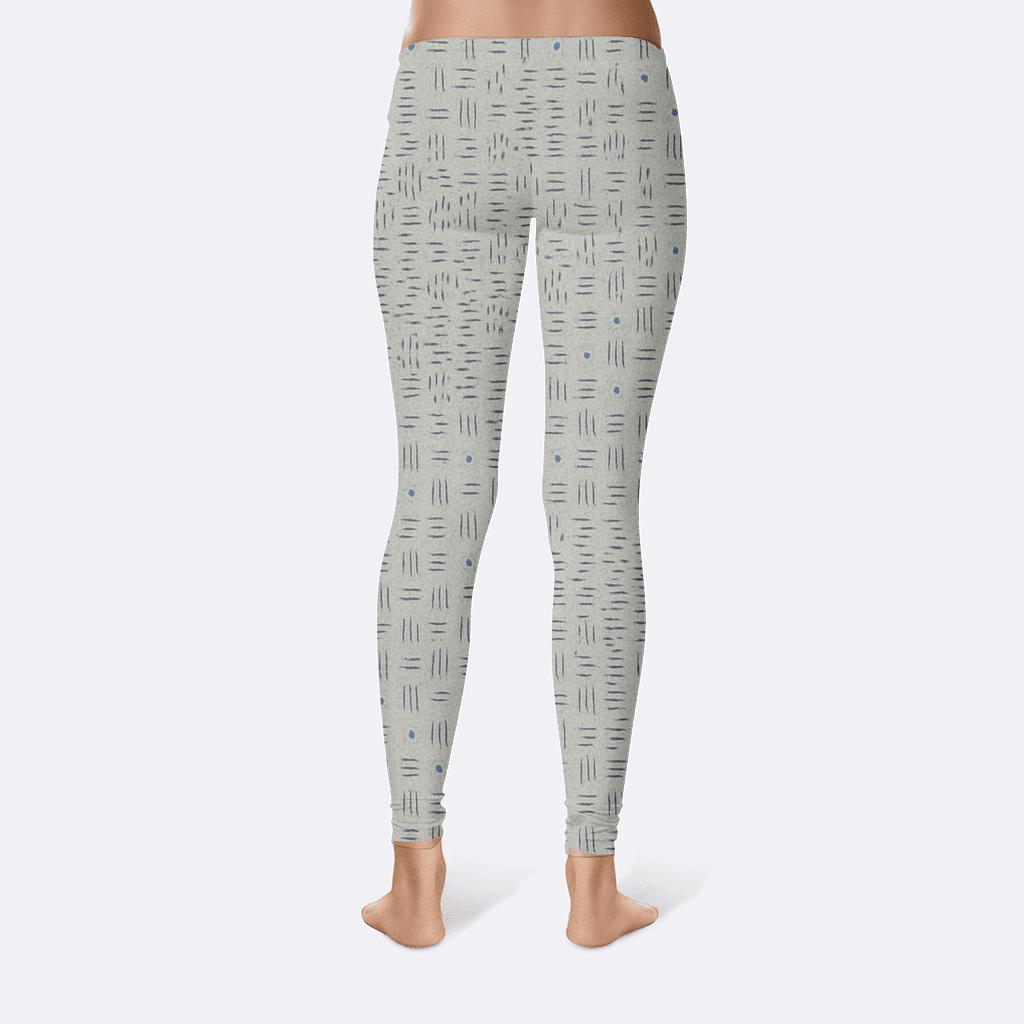 Microline Dither Spray Grid high-waist leggings