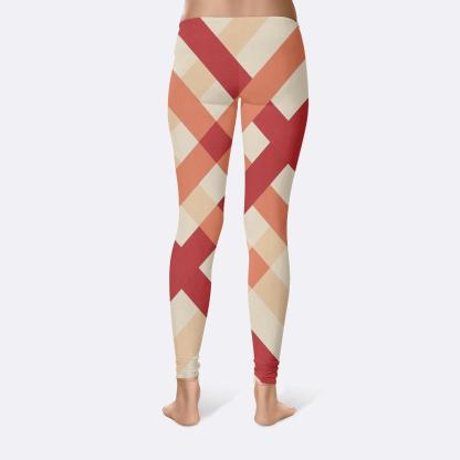 Diagonal Ribbon Crossflow soft cotton leggings