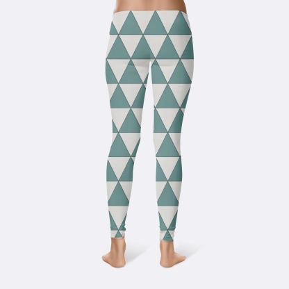 Offset Triangle Mesh stylish workout leggings