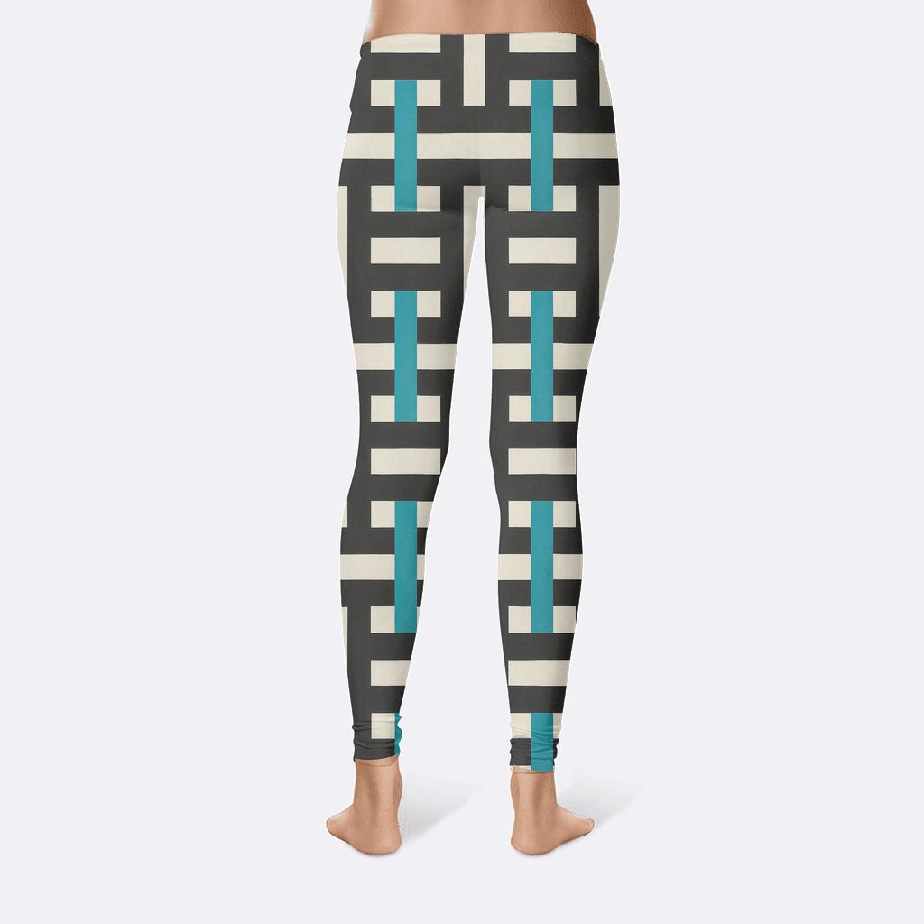 Interlock Stripe Braid Matrix comfortable yoga leggings
