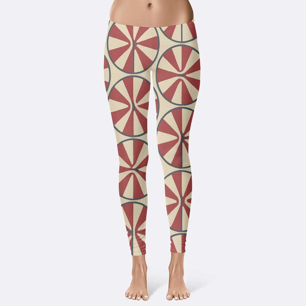 Radial Band Relay Medallion Field trendy athletic leggings
