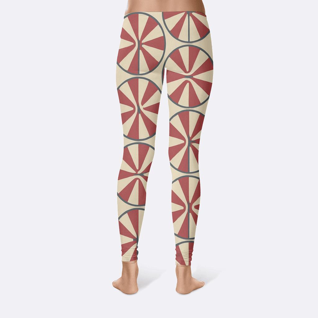 Radial Band Relay Medallion Field trendy athletic leggings