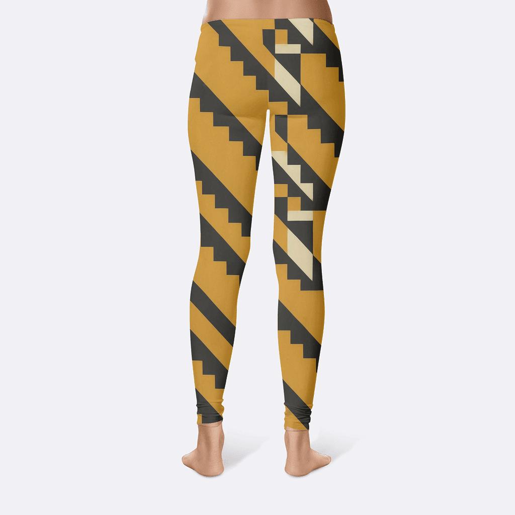 Stellar Stair Stripe Array personalized print leggings