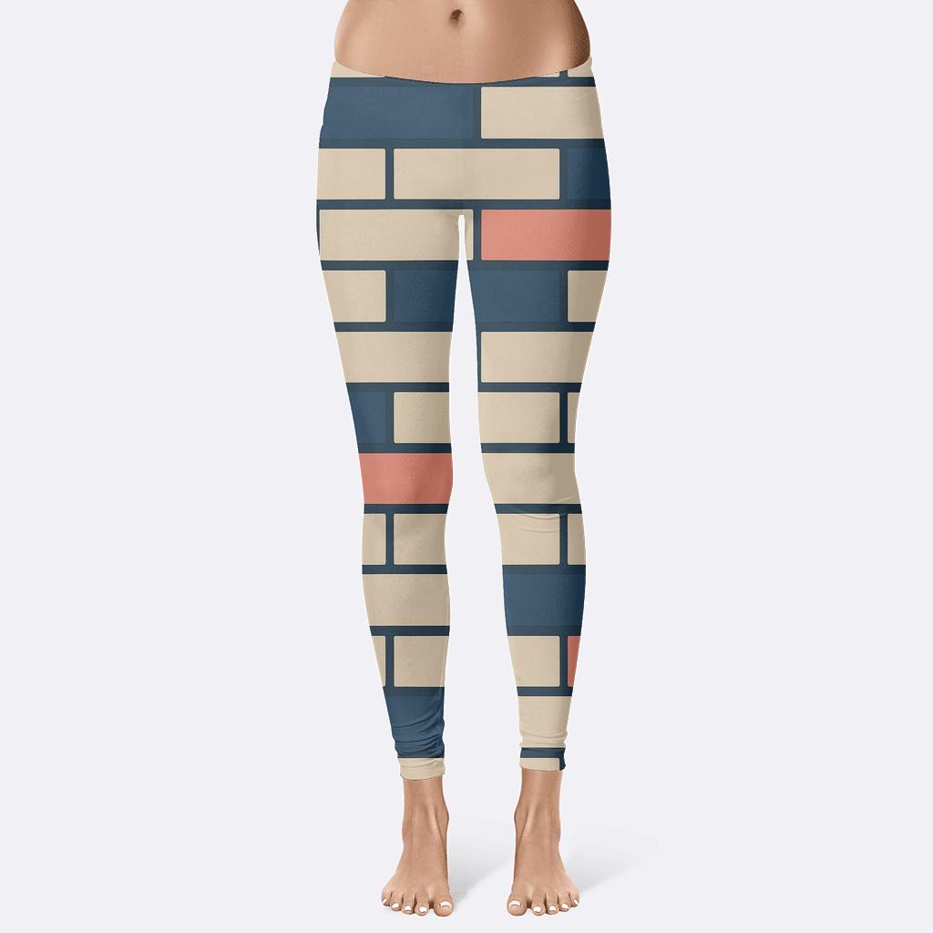 Binary Star Brick Offset comfortable yoga leggings