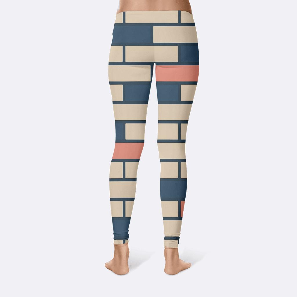 Binary Star Brick Offset comfortable yoga leggings