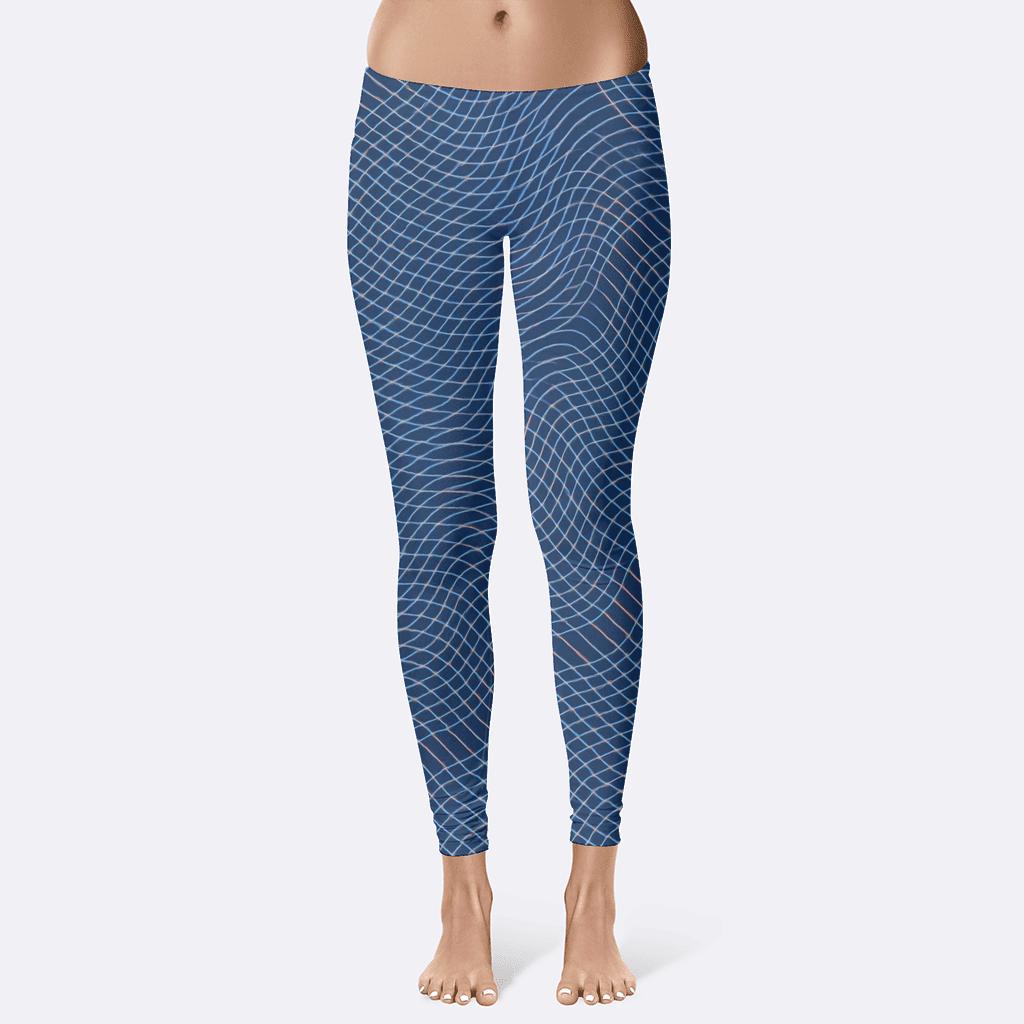 Moire Orbit Lattice stylish workout leggings