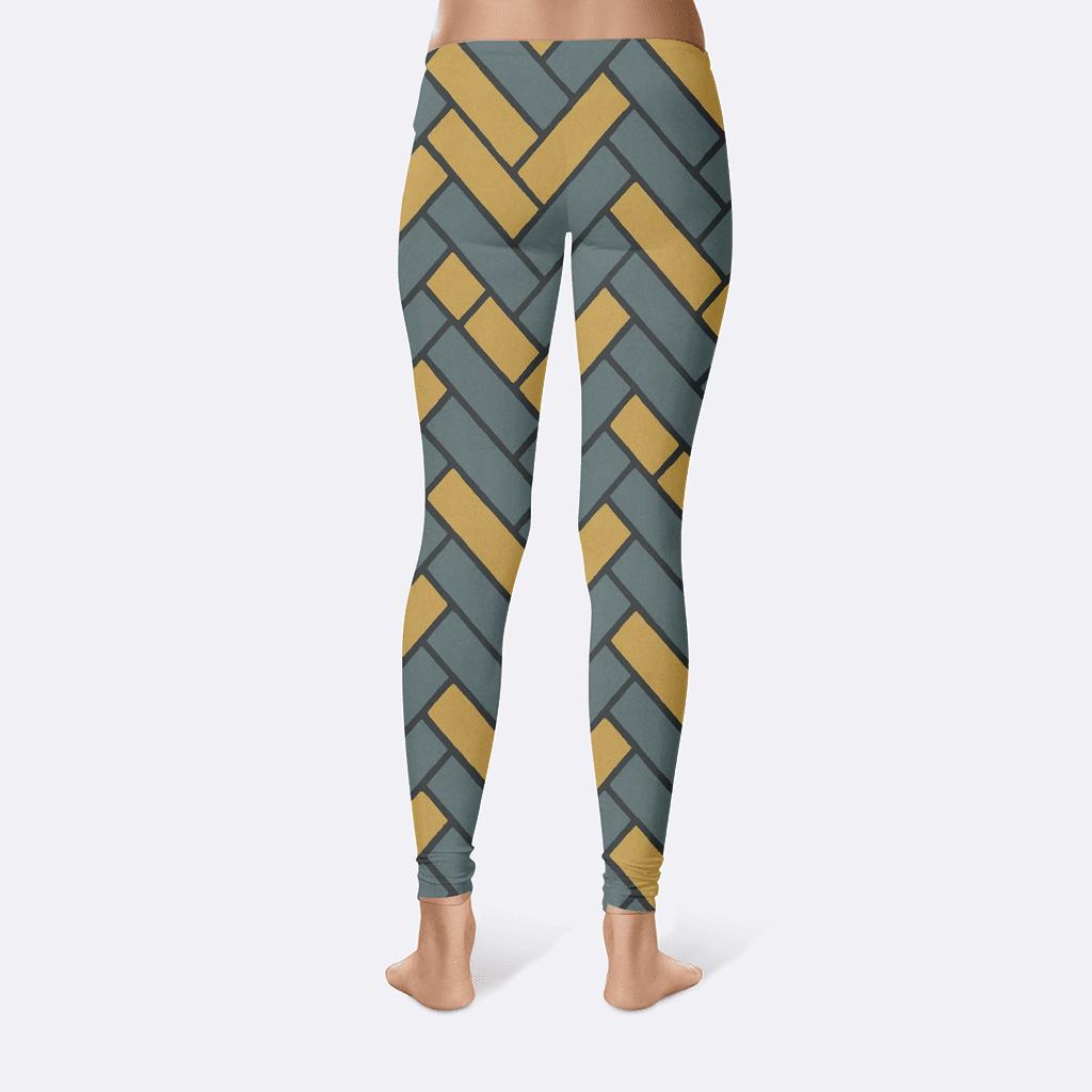 Asteroid Belt Herringbone Chips stylish workout leggings