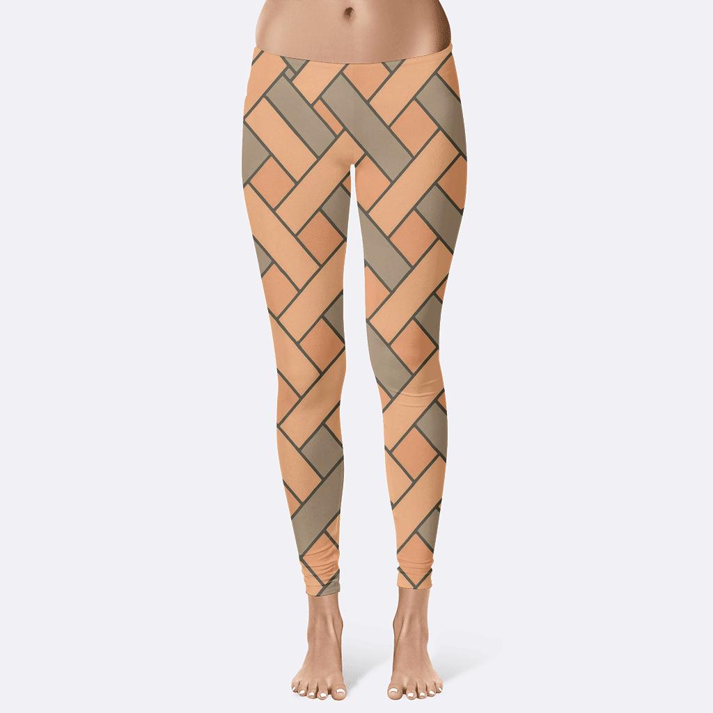 Comet Tail Diagonal Weave unique fashion leggings