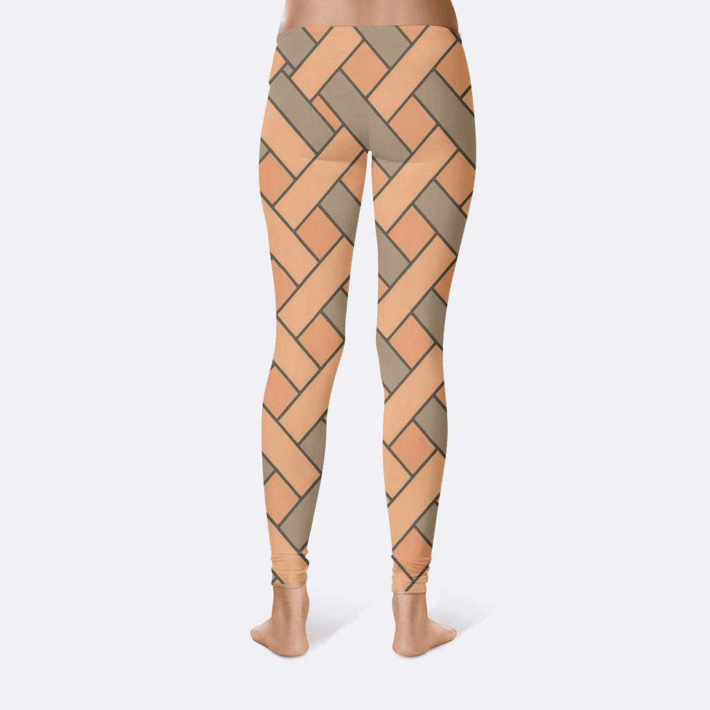 Comet Tail Diagonal Weave unique fashion leggings