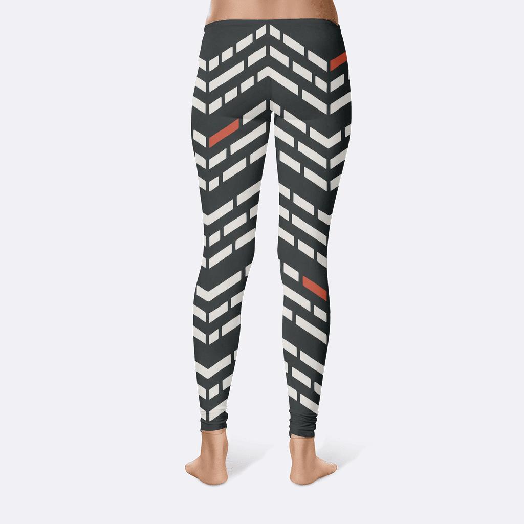 Broken Chevron Harmonics custom leggings