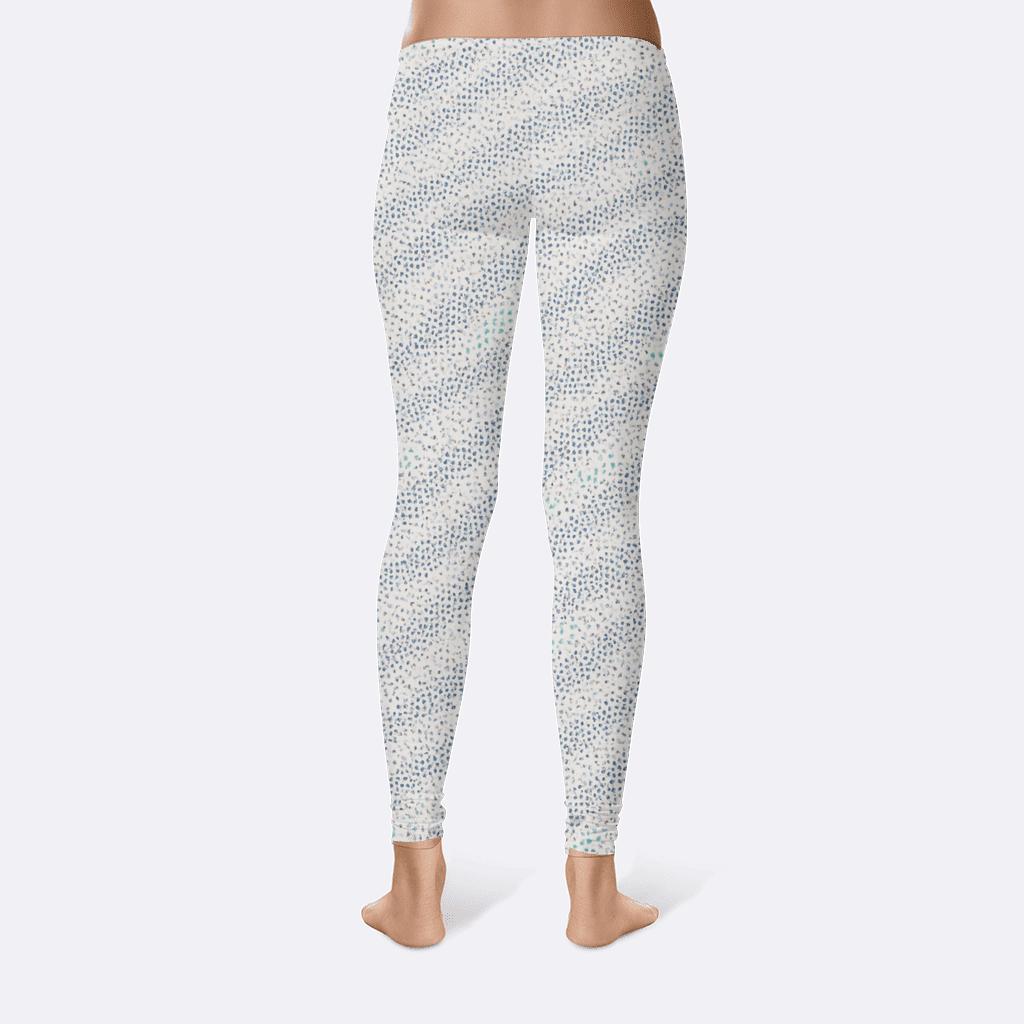 Microdot Dither Current personalized print leggings