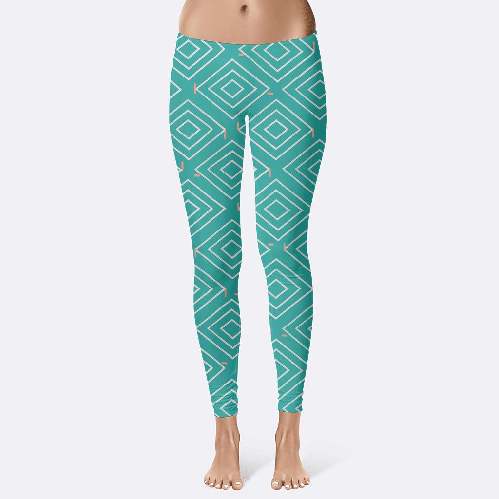Nested Rhombus Switchback custom leggings
