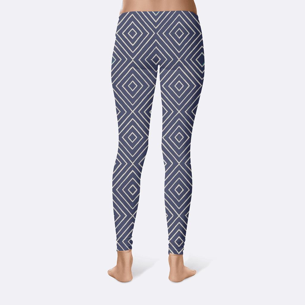 Nested Rhombus Pulse stylish workout leggings