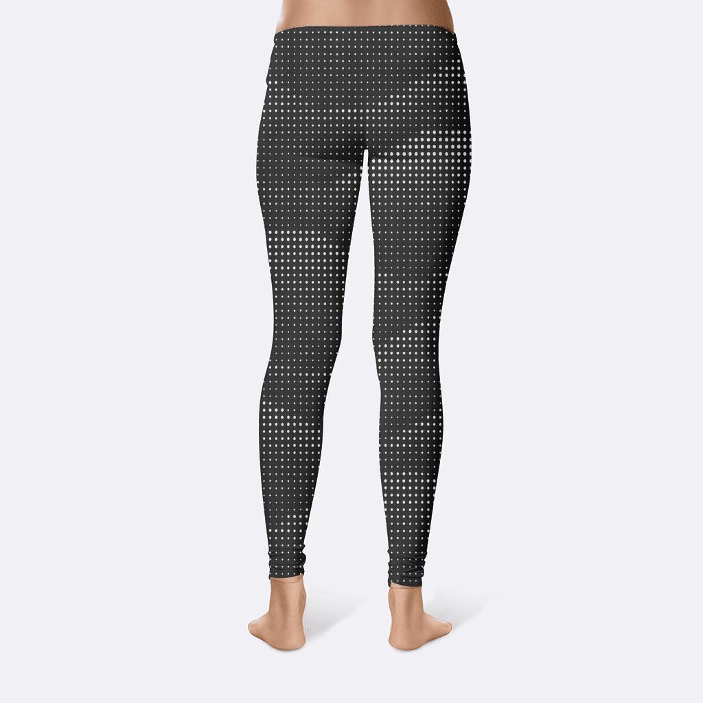Microdot Dither Constellation Field high-waist leggings