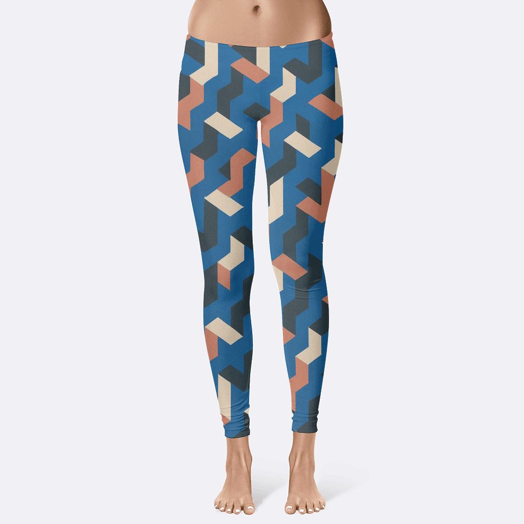 Prism Step Ribbon Matrix comfortable yoga leggings