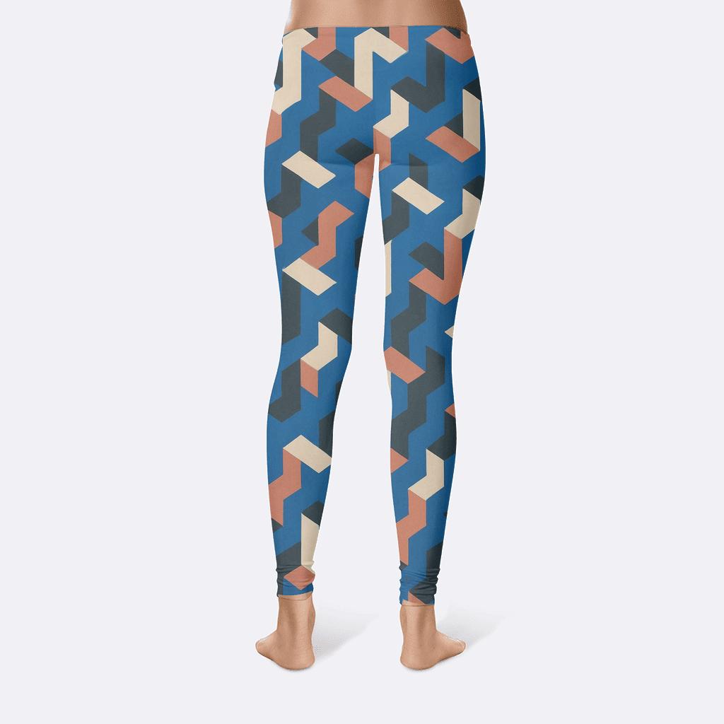 Prism Step Ribbon Matrix comfortable yoga leggings