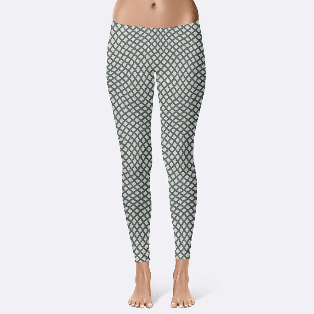 Lunar Moire Lattice Sweep custom leggings