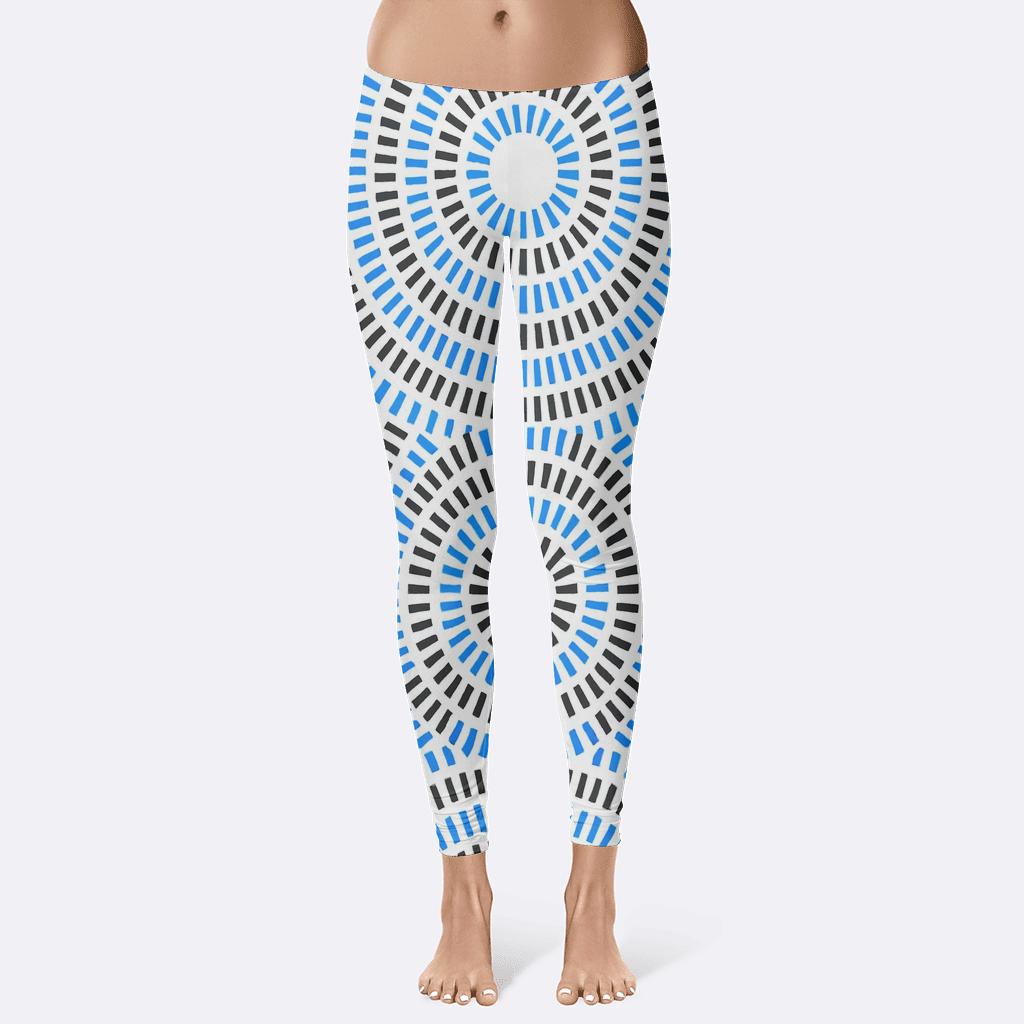 Pulsar Tick Mark Radial Matrix soft cotton leggings