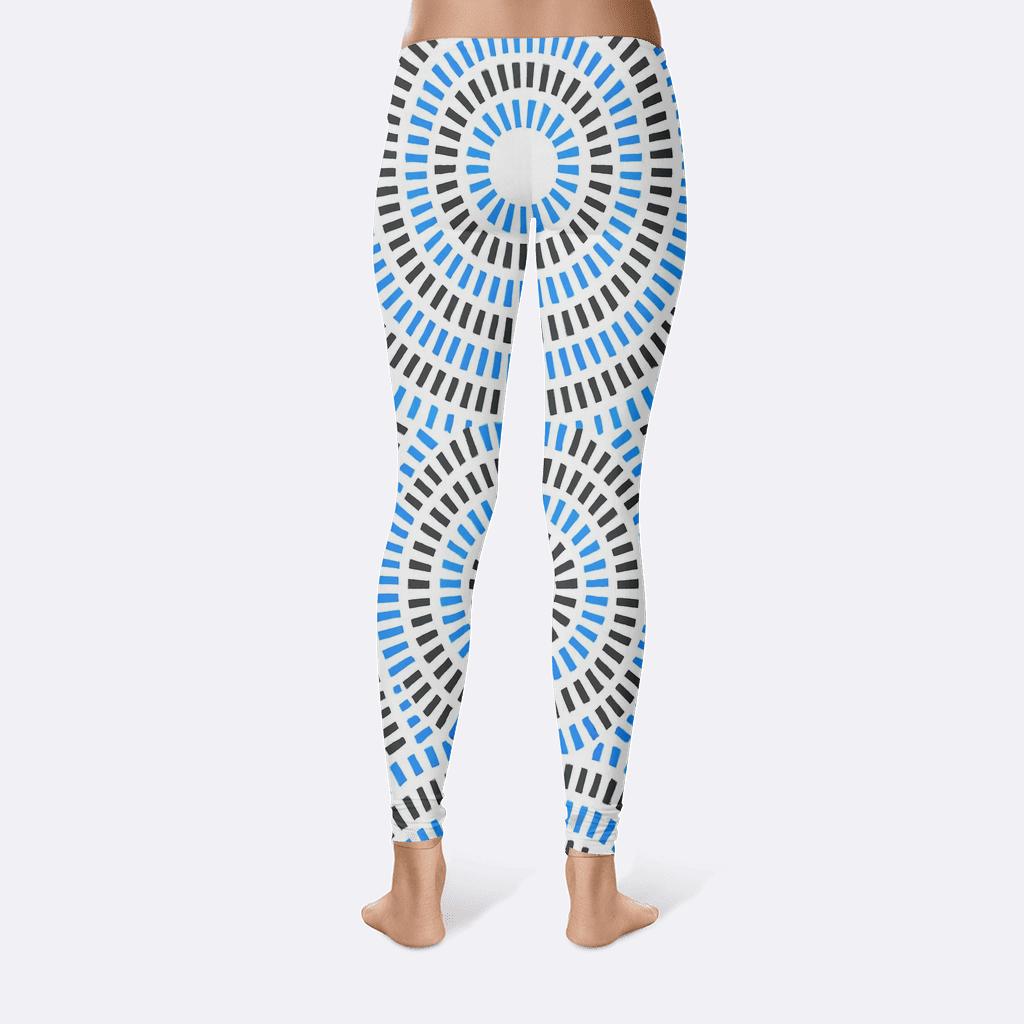 Pulsar Tick Mark Radial Matrix soft cotton leggings