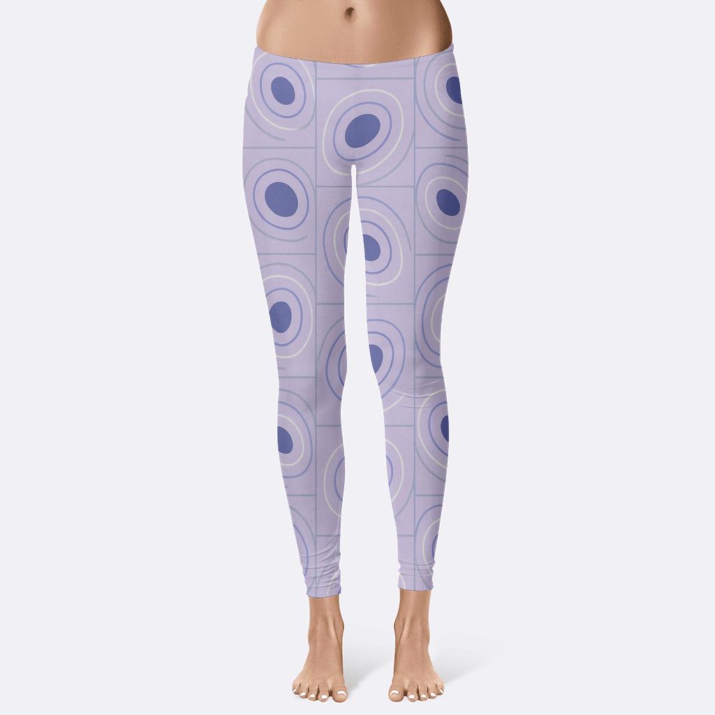 Concentric Loop Register Tiles high-waist leggings