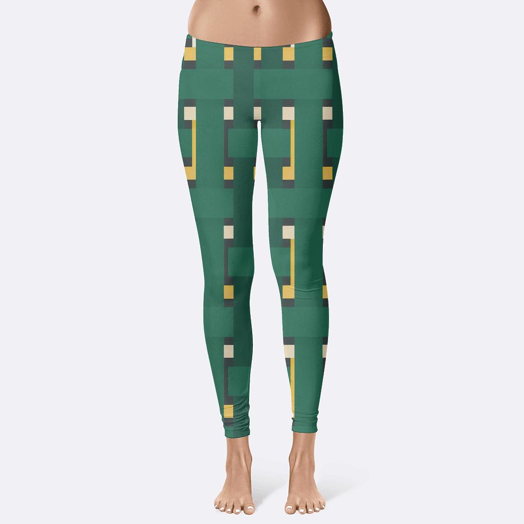 Interlock Stripe Weave Matrix custom leggings