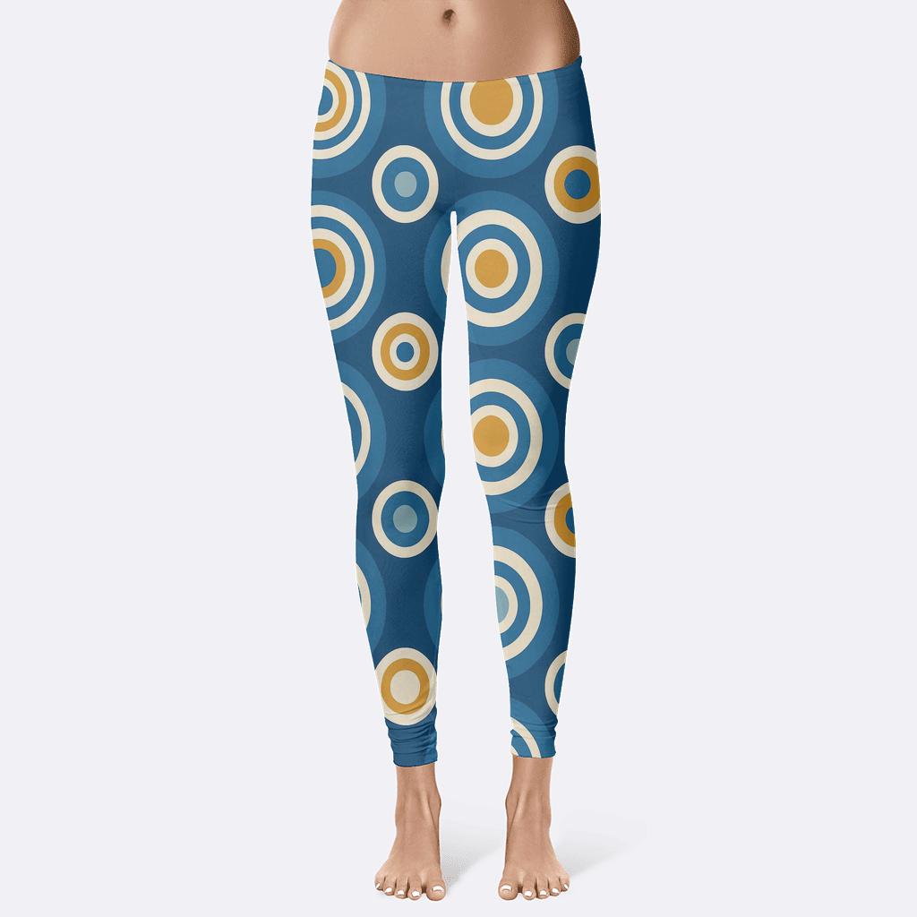 Radial Band Relay Medallion Grid comfortable yoga leggings