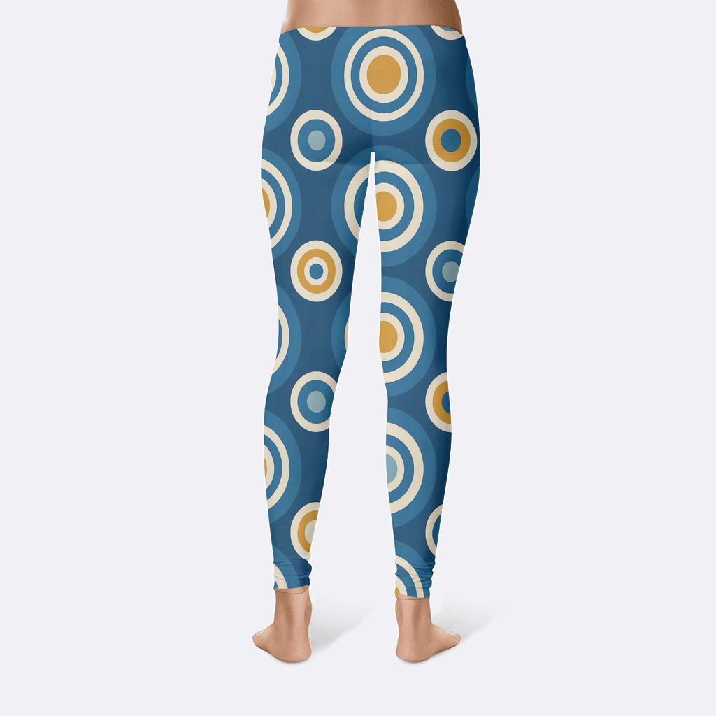 Radial Band Relay Medallion Grid comfortable yoga leggings