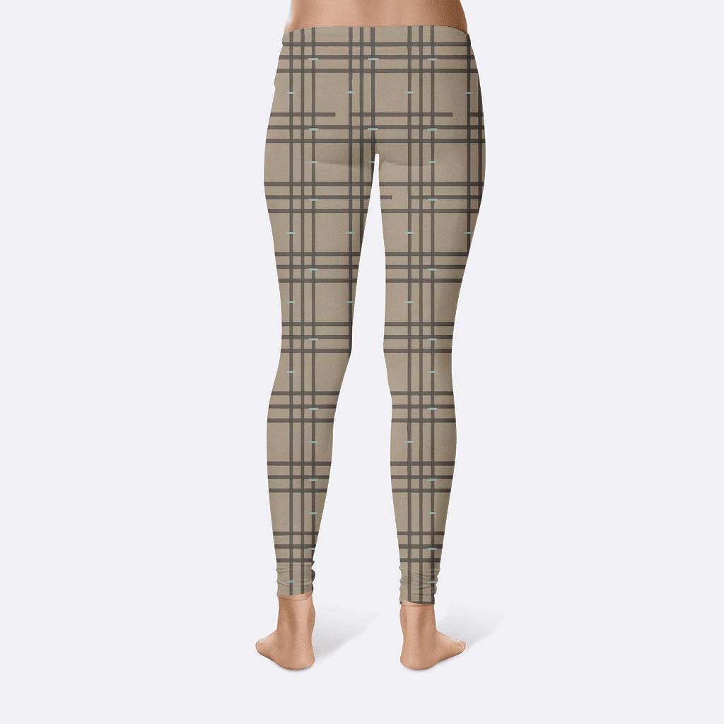 Crosshatch Drift Matrix trendy athletic leggings