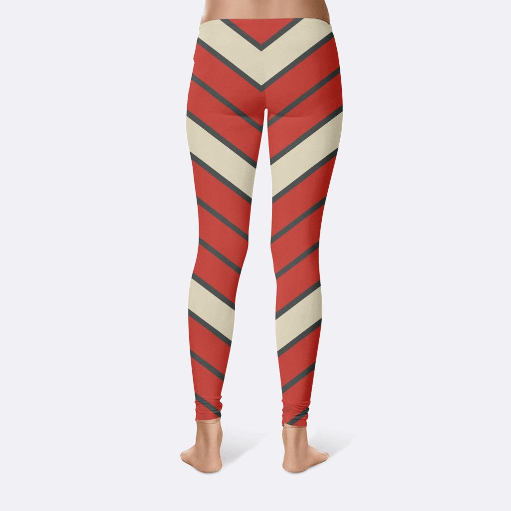 Quasar Chevron Harmonics high-waist leggings