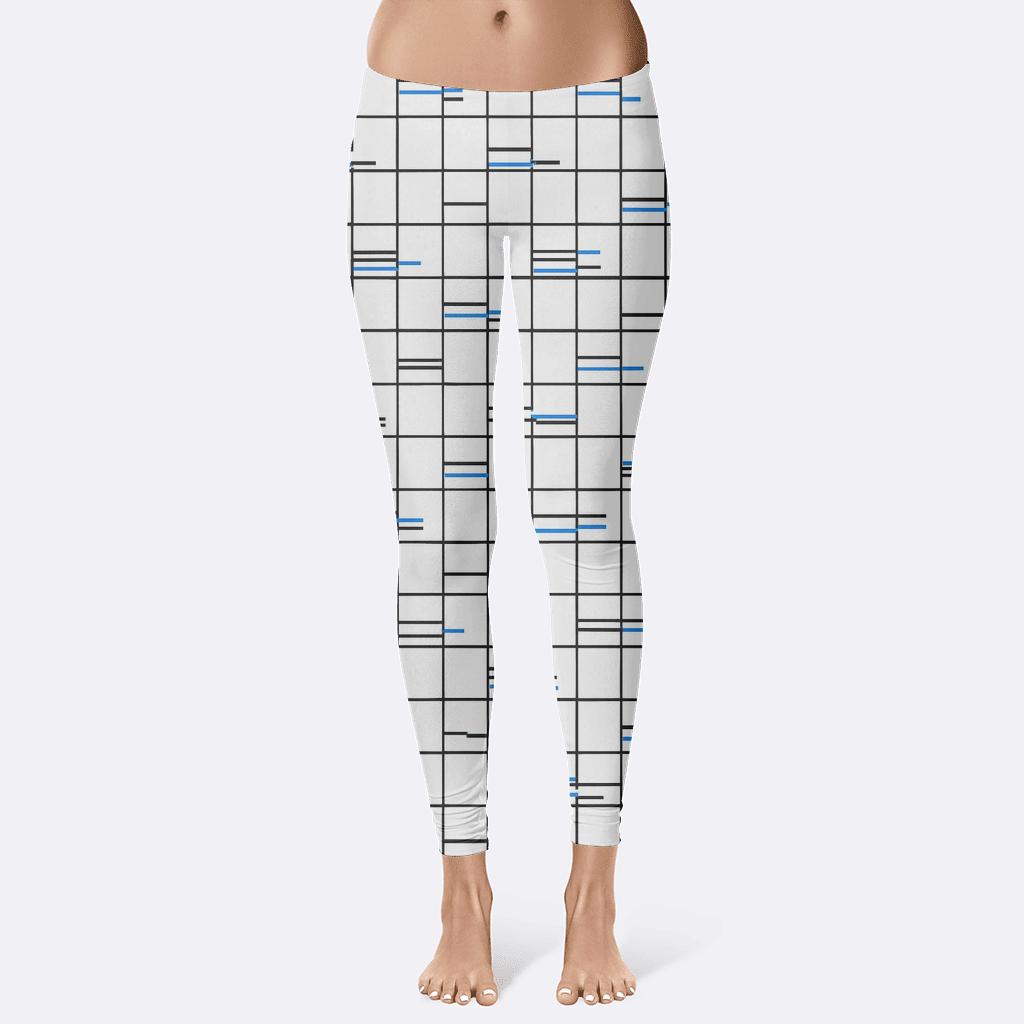 Gamma Grid Glitchline custom leggings