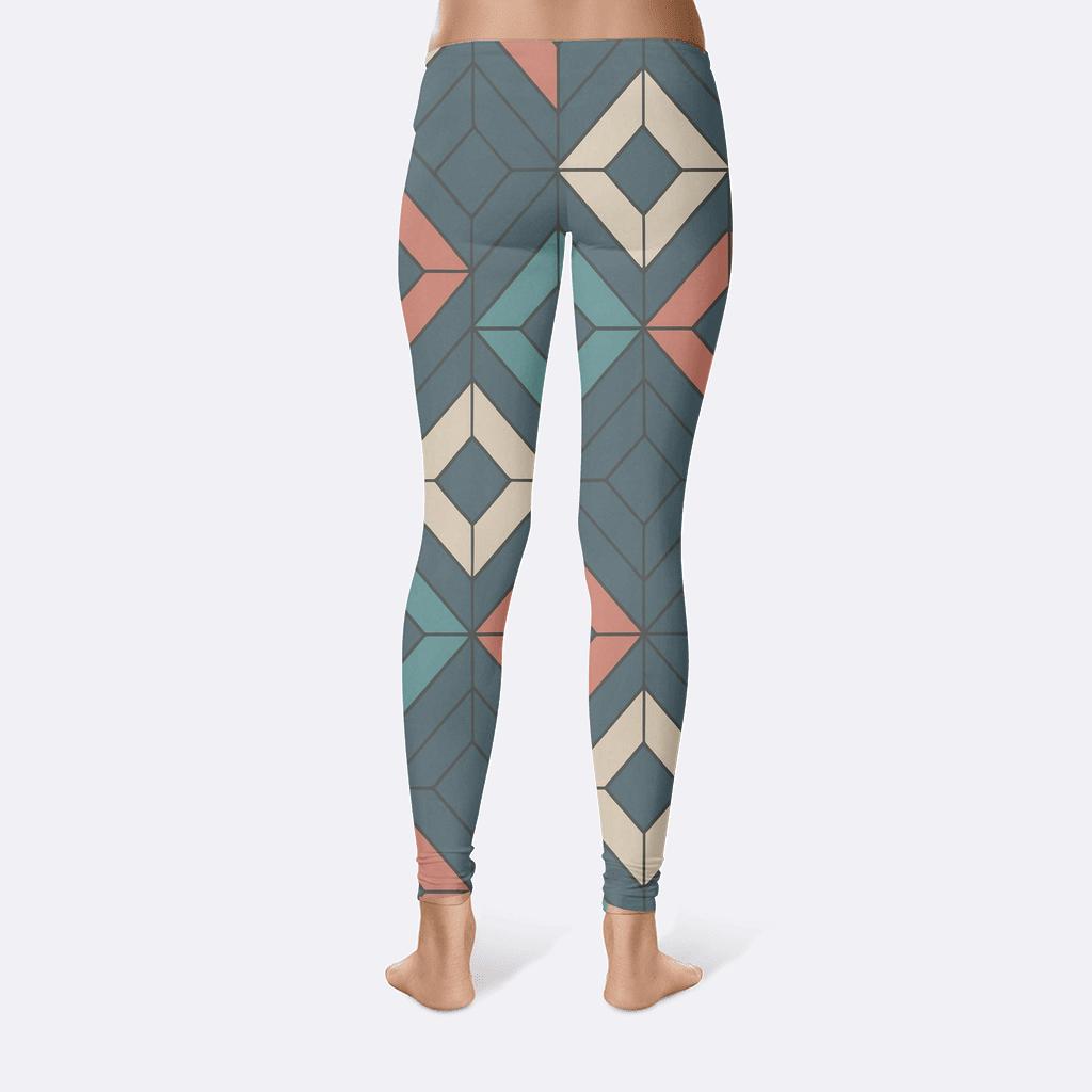 Nested Rhombus Field designer patterned leggings