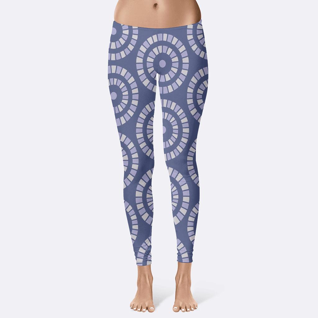 Radial Band Relay Wheel personalized print leggings