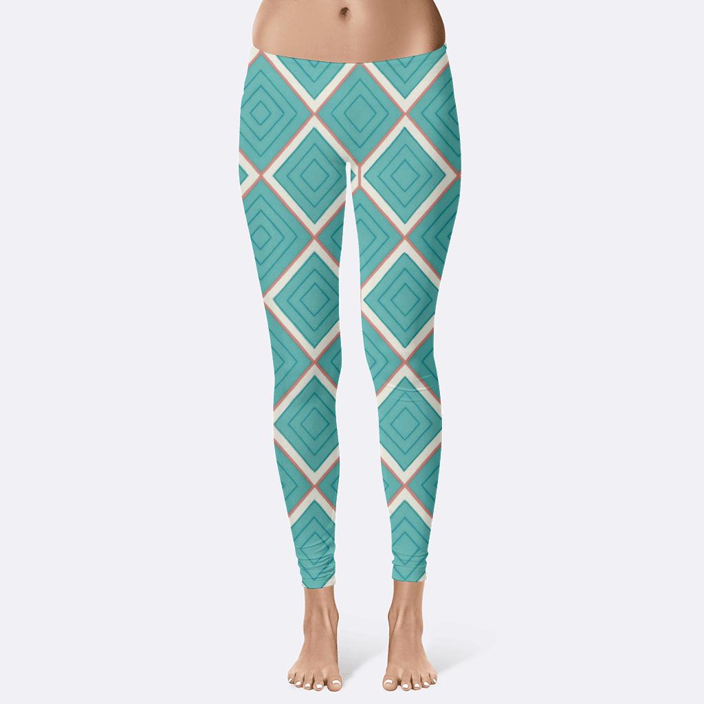 Nested Rhombus Kites comfortable yoga leggings