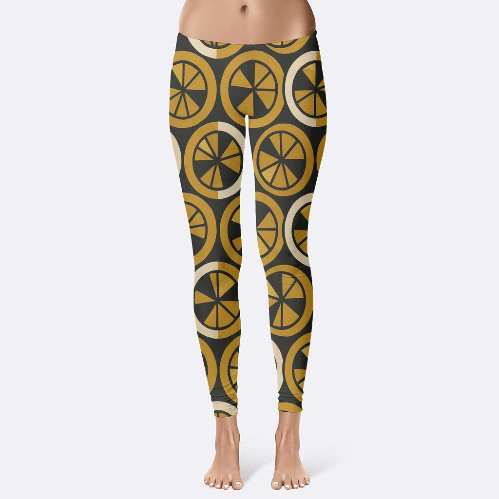 Radial Band Harmonic Rounds trendy athletic leggings