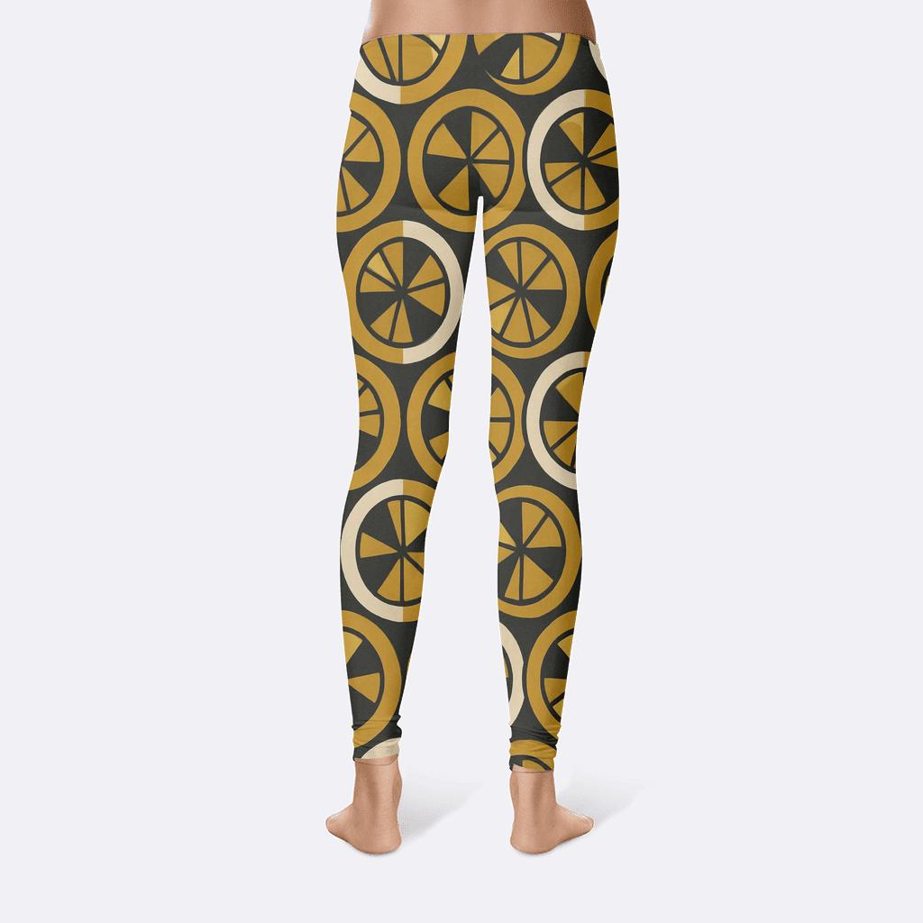 Radial Band Harmonic Rounds trendy athletic leggings