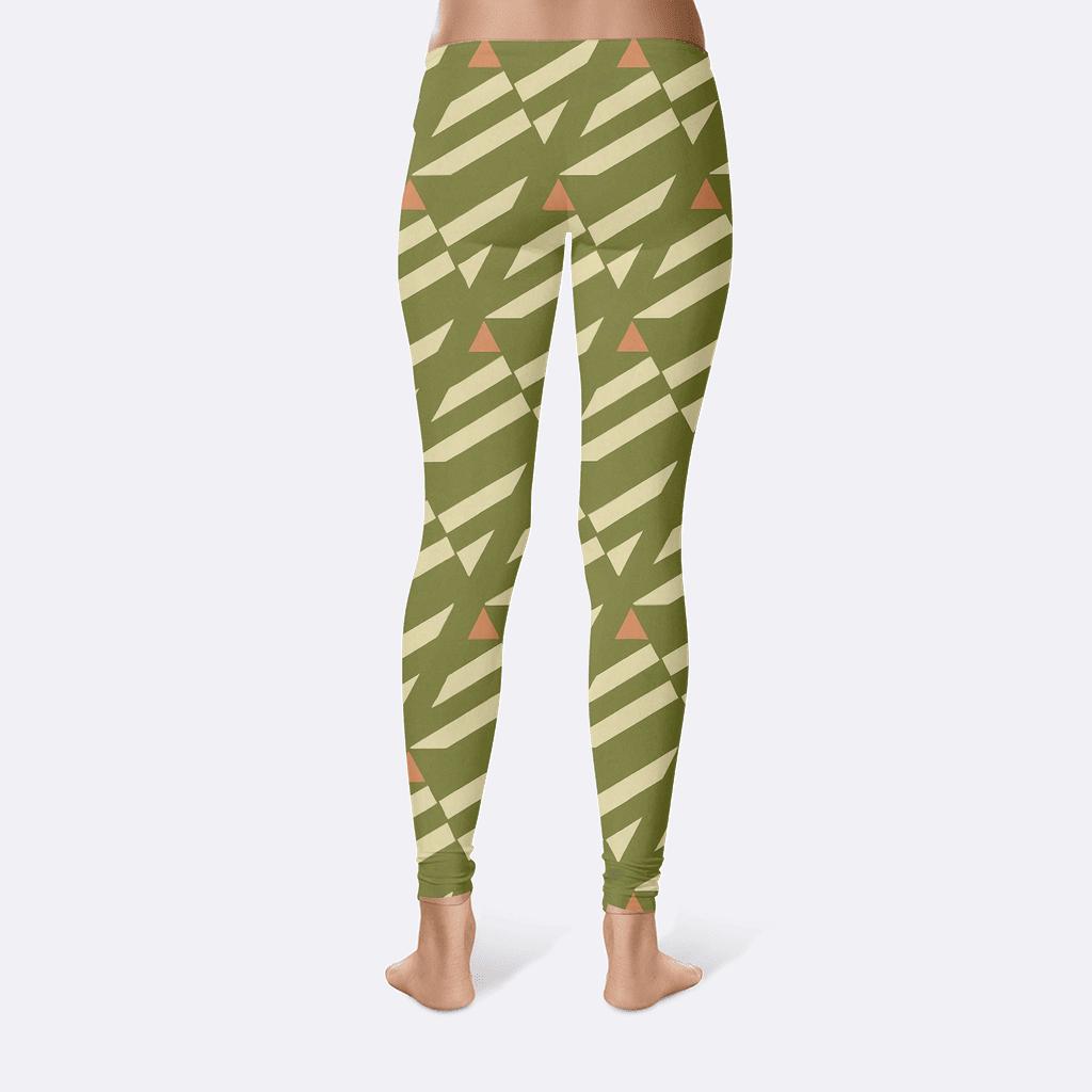 Triangle Tessellated Drift Steps stylish workout leggings