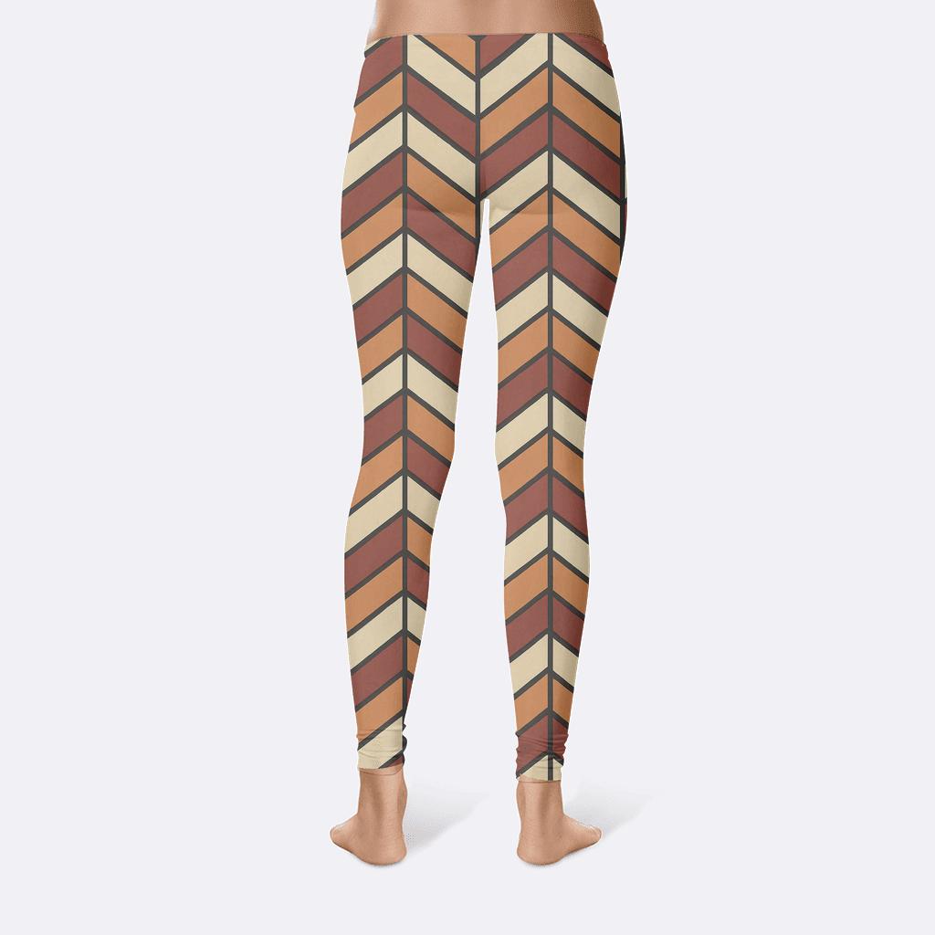 Chevron Braided Relay trendy athletic leggings