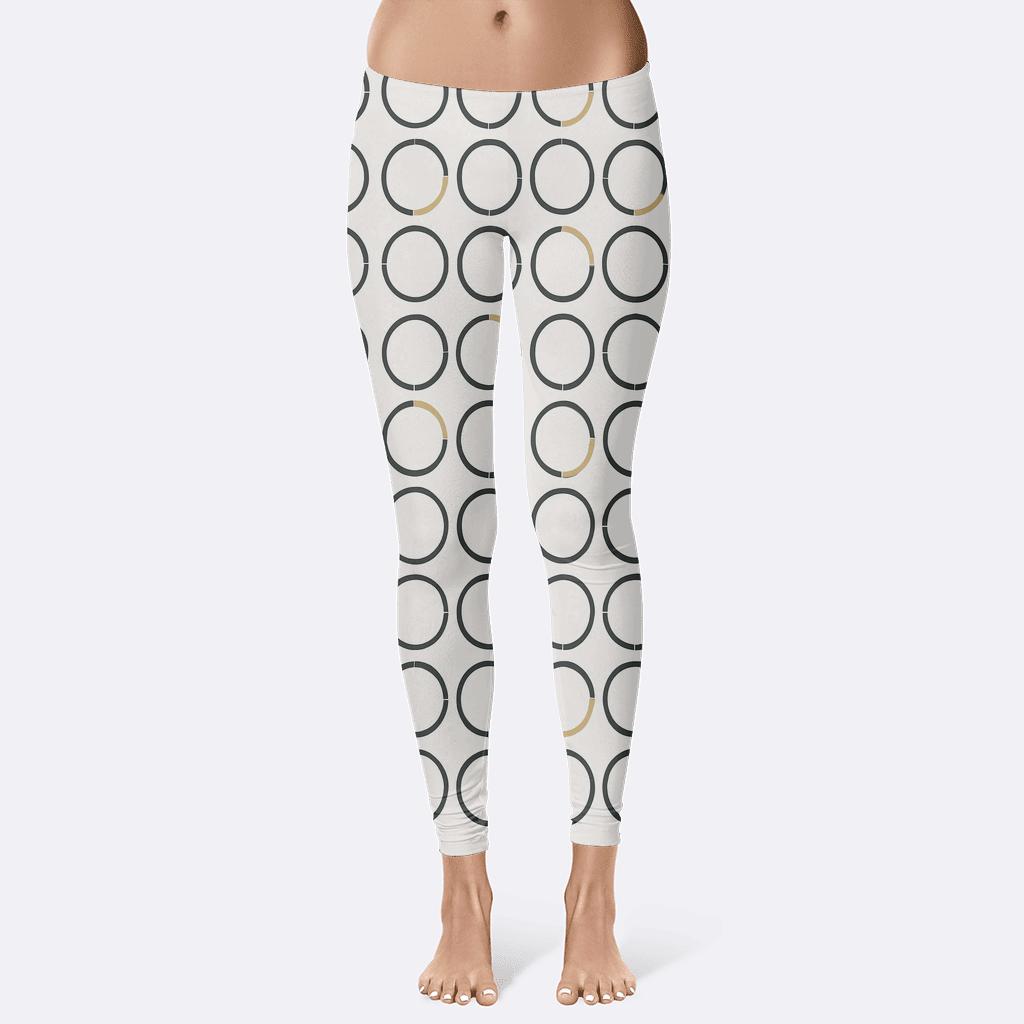 Radial Ring Segment Registry high-waist leggings