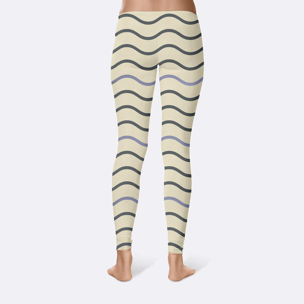 Sine Stripe Phase Ladder personalized print leggings