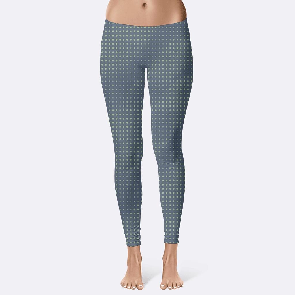 Microdot Dither Nebula Field unique fashion leggings