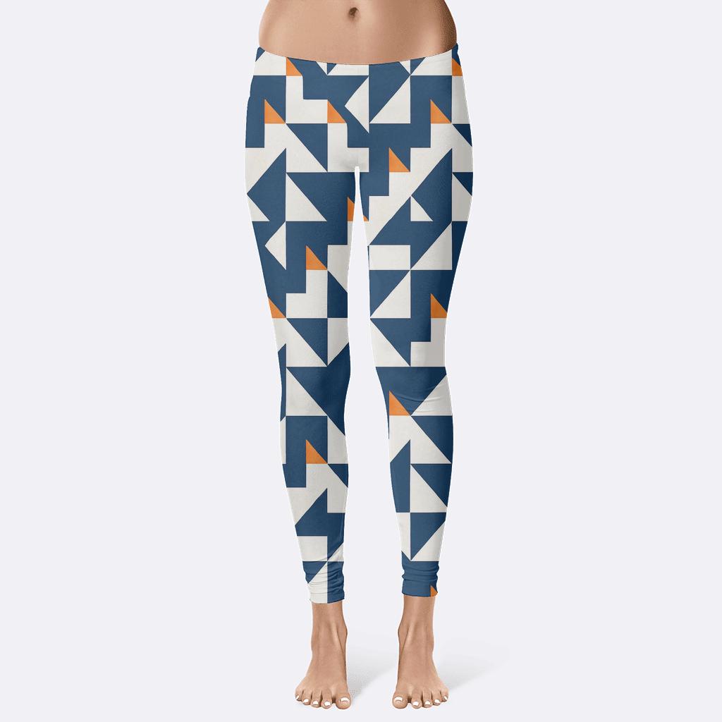 Triangular Step Tessellation Drift designer patterned leggings