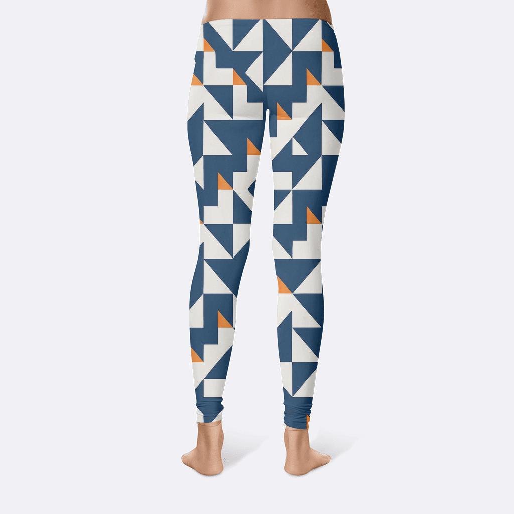 Triangular Step Tessellation Drift designer patterned leggings