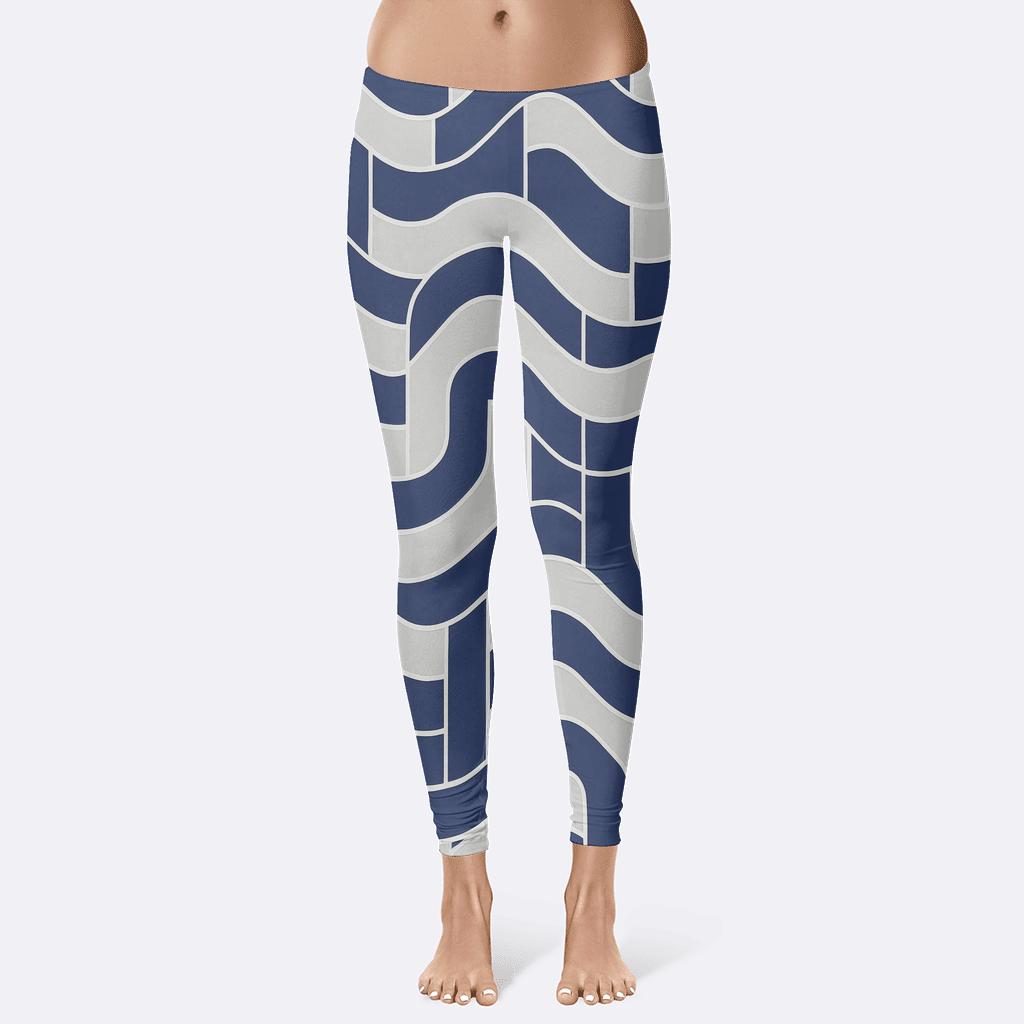 Sine Stripe Phase Weave unique fashion leggings