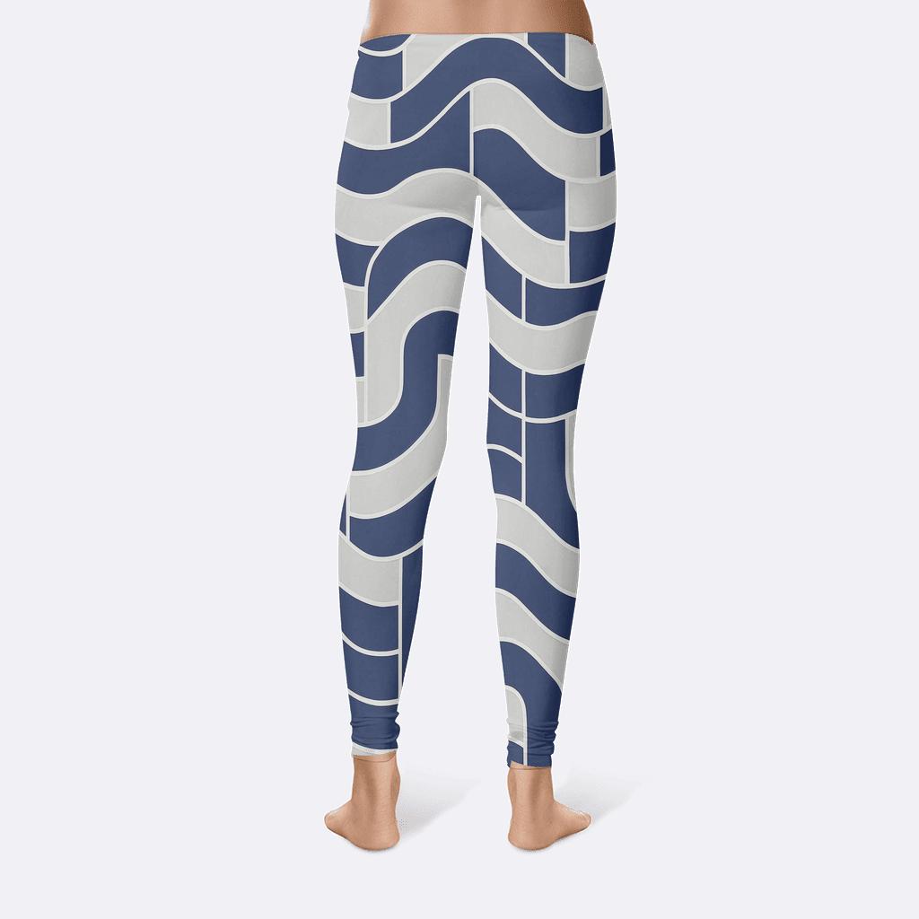 Sine Stripe Phase Weave unique fashion leggings
