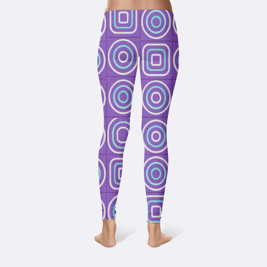 Concentric Loop Register Tiles high-waist leggings