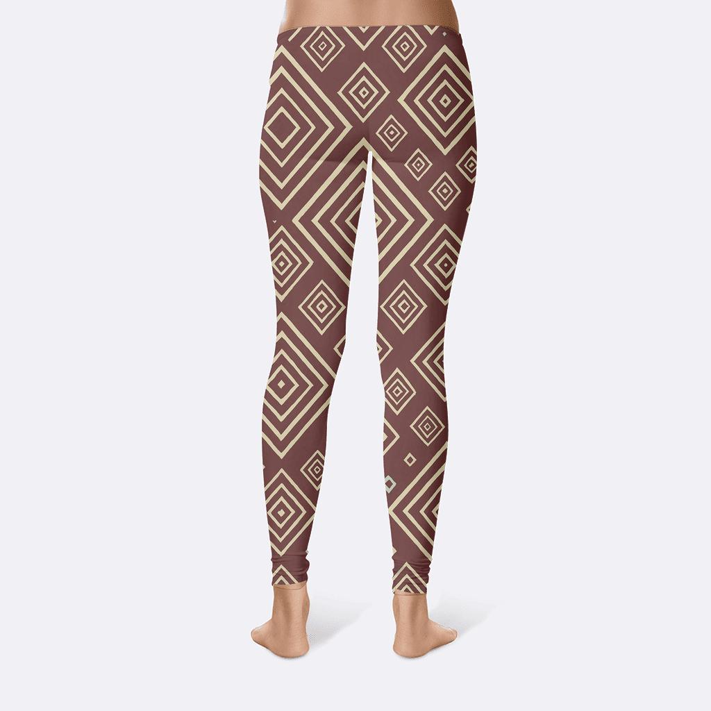 Rhombus Nest Cascade soft cotton leggings