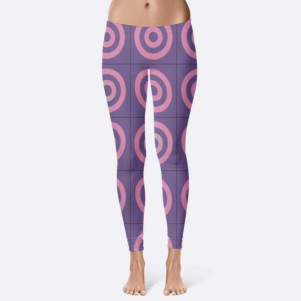 Concentric Loop Register Tiles unique fashion leggings