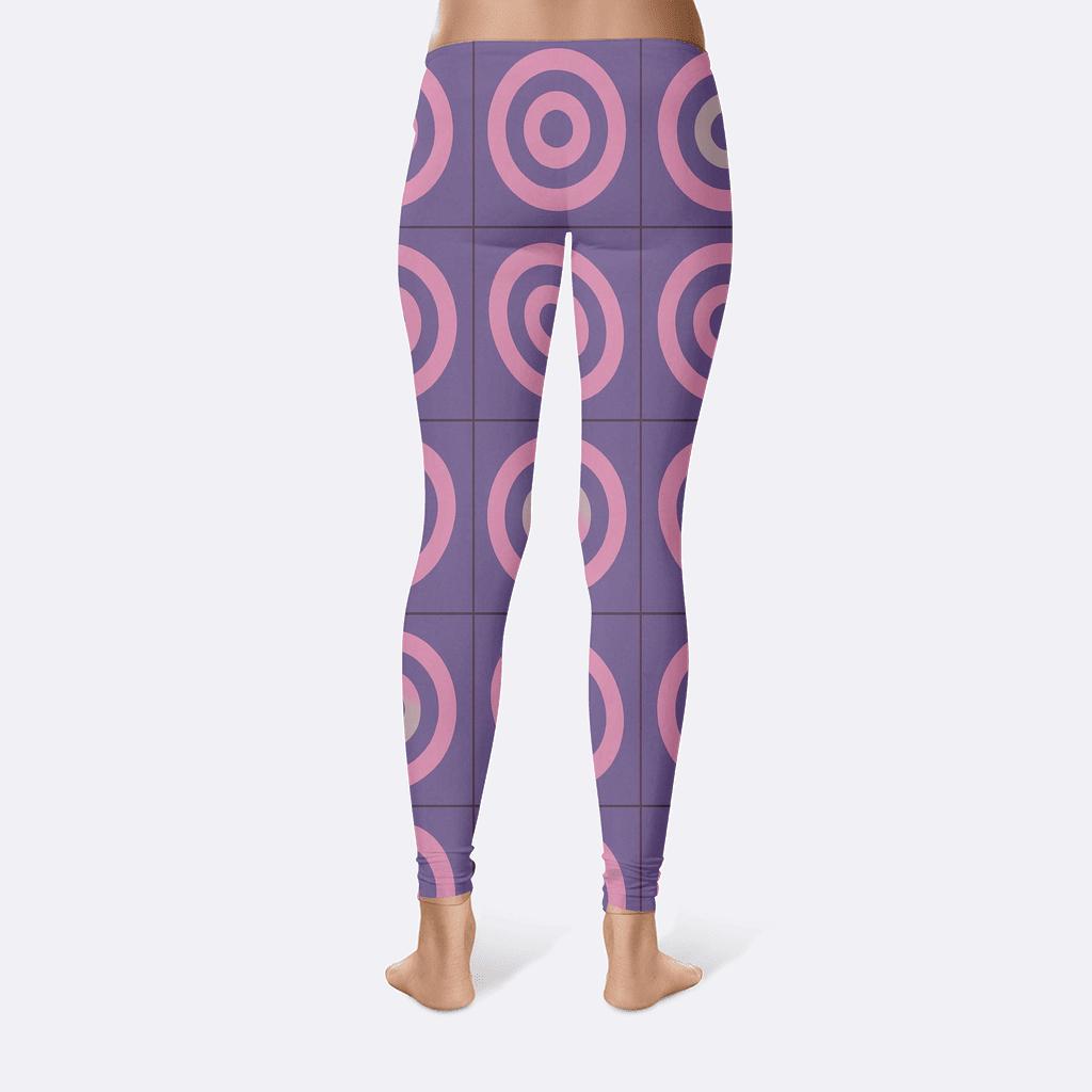 Concentric Loop Register Tiles unique fashion leggings