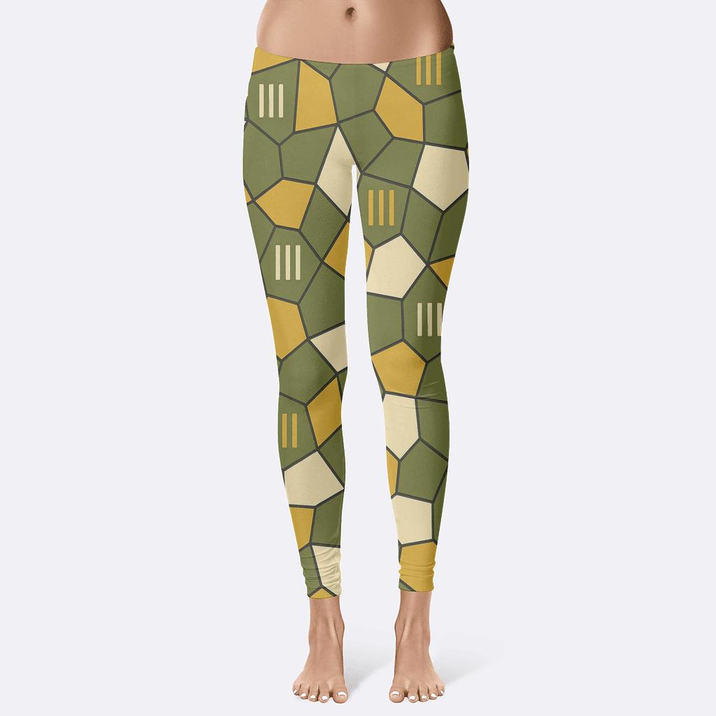 Irregular Polygon Patchwork Logic unique fashion leggings