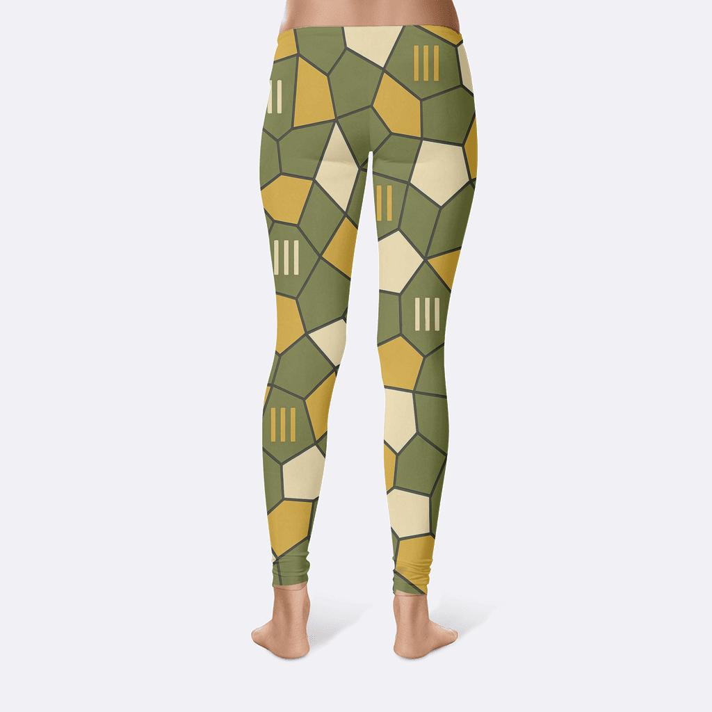Irregular Polygon Patchwork Logic unique fashion leggings